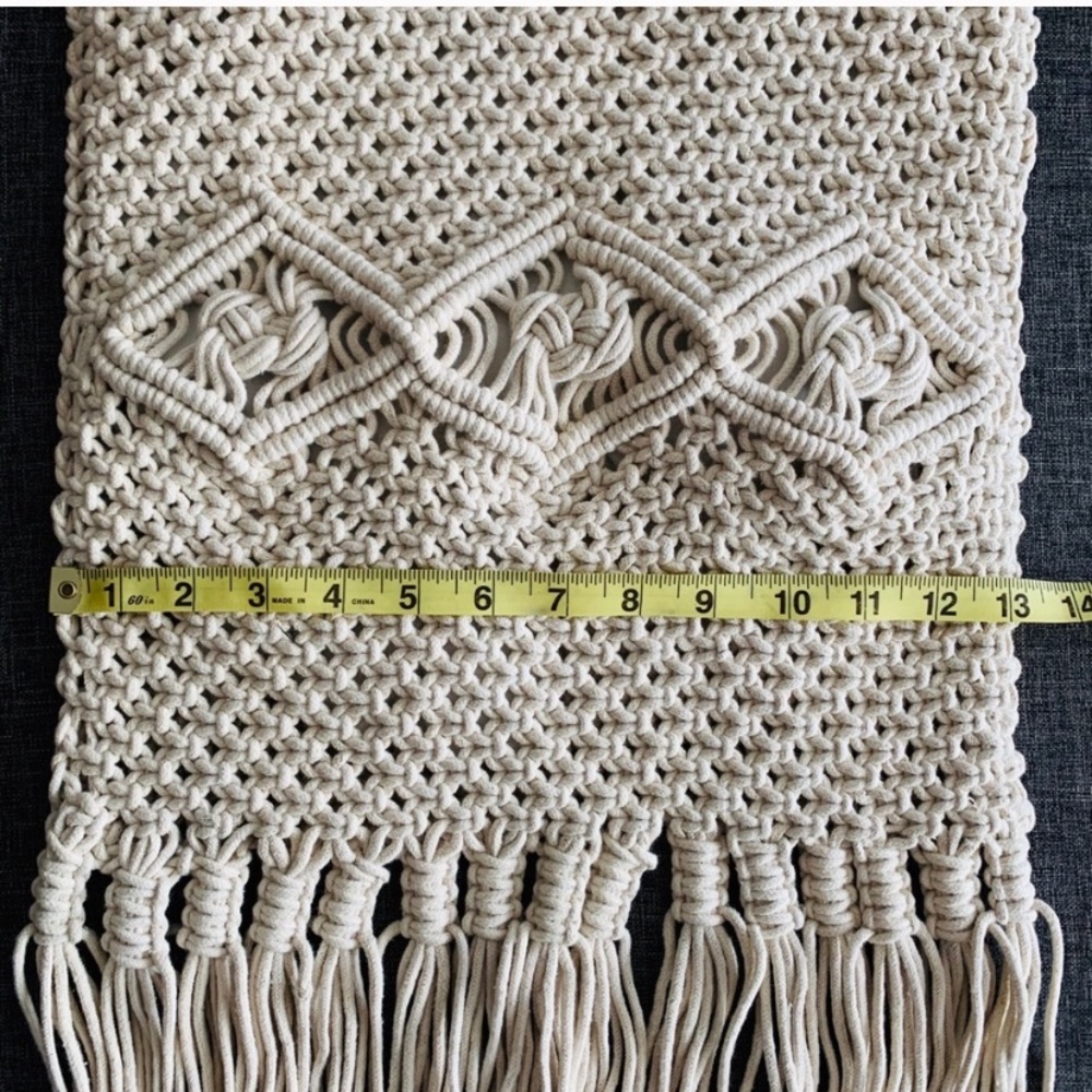 NEW Macrame Spring Shoulder Shopper Bag - Picture 14 of 16